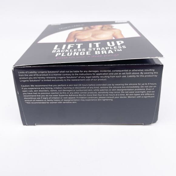 Fashion Forms Lift It Up Nude Backless Strapless Plunge Bra Size A Cup - Picture 6 of 7